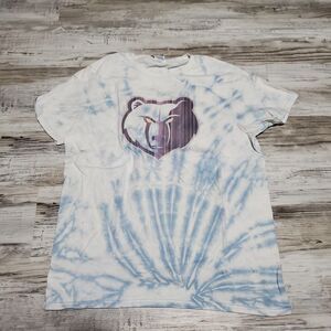 NBA Memphis Grizzlies Tye Dye Shirt Mens Size Large Hand Dyed